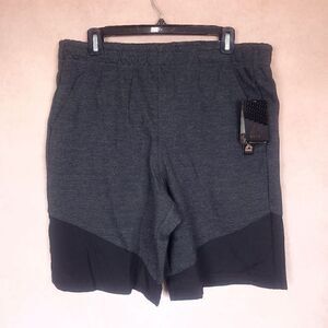 RBX Athletic Training Shorts Gray Size Large